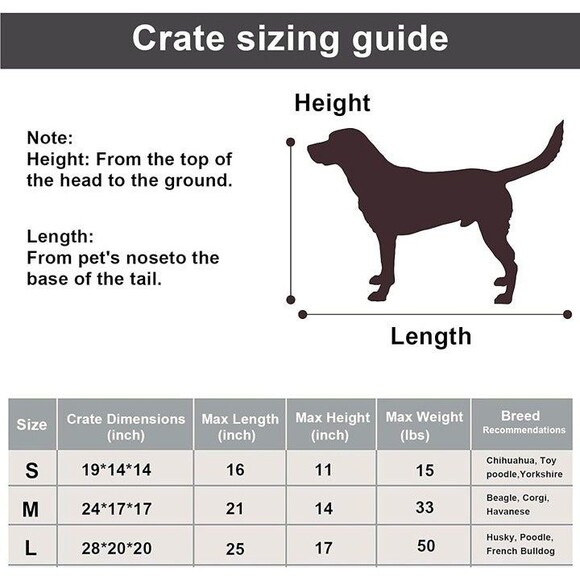 Cat Carrier Dog Crate Pet Carrier Cage Kennel Portable Collapsible with - Picture 2 of 7